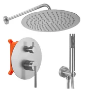 Podometni Tuš Set Rea Argon Nickel Brush + BOX