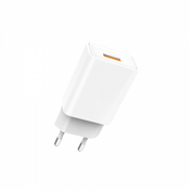 Polnilec USB 2.4A 12W enojni beli
