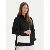 Ročna torba Calvin Klein Emblem Trio Top Handle Camera Ba LV04F3370G Bela