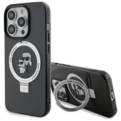 Karl Lagerfeld KLHMP13XHMRSKCK iPhone 13 Pro Max 6.7 black hardcase Ring Stand KarlChoupettte MagSafe (KLHMP13XHMRSKCK)