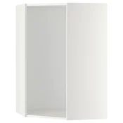 METOD Ugaoni zidni element, bela, 68x37x100 cm