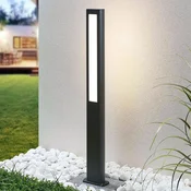 Lucande Lucidna LED luč Mhairi, kotna, antracit, 100 cm - Sodobni - antracitna, bela - Kovina