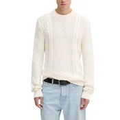 Tommy Jeans Pulover DM0DM22101 Bela Regular Fit
