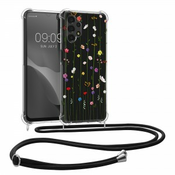 Prozirna futrola s dizajnom orijentalni cvijet za Samsung Galaxy A13 4G - višebojna - 49573