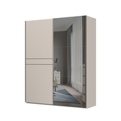 JELA Klizni plakar sa ogledalom PK181-OG/OP - Kolekcija Opera - Kašmir mat lak/Kašmir mat lak - 182x224x61cm