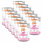 Calibra Dog Life Puppy & Junior Chicken with Rice 12x400 g