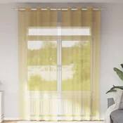Voile zavjese s ušicama 2 kom žute