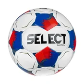 slomart Select FB Match v26 lopta za nogomet, FIFA Basic, bijelo-plavo-crvena