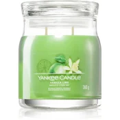 Yankee Candle Svíčka ve skleněné dóze , Vanilka s limetkou, 368 g