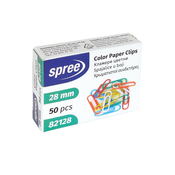 Sponka spree barvna plastificirana 28/50 82128 SPREE