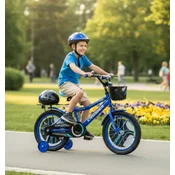 Deciji bicikl sa pomocnim tockovima Crosser 724-16 plava