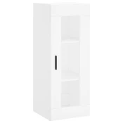 MAISON CHIC Stenska omarica - Zidna omarica bela 34,5x34x90 cm iu469, (22063617)