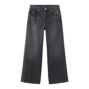 MANGO Kavbojke NIKI črn denim