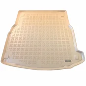 Rubber trunk mat Mercedes E-Class W213 2016-2023 (sedan, beige)