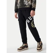 Guess Spodnji del trenirke L6YB01 K4083 Črna Regular Fit