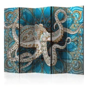 artgeist Paravan Zen Octopus Ii, 5-Delni, Dvostranski