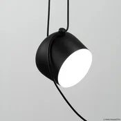 FLOS Aim Small LED-visoka svetilka, črna - Dnevna soba/jedilnica - Dizajn - črno - Kovina