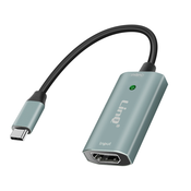LINQ USB C v HDMI Full HD 1080p kartica za zajem zvoka/video, LinQ siva, (21262191)