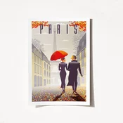 Wallity Poster Paris-1964, 42x59,4 cm