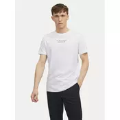 JACK & JONES Majica JPRBLUArchie  črna / bela