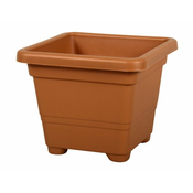 Nicoli Cvetlični lonec QUADRATO plastična terakota 38x38x30cm