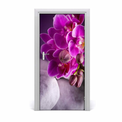 tulup.si Samolepilni tapete na vratih Roza orhideje 95x205 cm