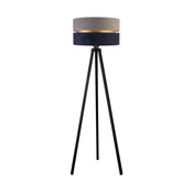 Duolla - Podna lampa DUO 1xE27/60W/230V precnika 44 cm siva/plava/wenge