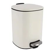 Tendance Kanta za smece na pedalu kvadratna Soft Close, 5 l, Bijela