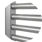 Bial Kopalniški cevni radiator Alta Midd 600x1694 mm (Platinum)