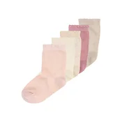 MINYMO Nogavice bež/kremna/svetlo bež/roza/magenta