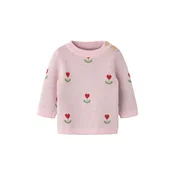 NAME IT Pulover NBFNELA zelena/roza/rdeča