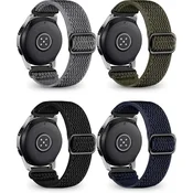shumee 4xNAJLON PAŠEK ZA URO Samsung Galaxy Watch 3 45/46/S3 Frontier 22mm