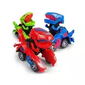 TransformerDino, avto-dinozaver, ki rjovi in predvaja glasbo s svetlobnimi učinki