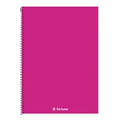 Spiralni blok, kvadratni FORTUNA Monocolor A4, 70 listova, magenta 01.08675
