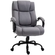Vinsetto Vinsetto pisarniški stol poliester 80D x 72,5Š x 110–118V cm Svetlo siva, (5000242846)
