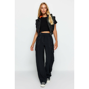 Ženske pantalone Trendyol Contrast Stitch