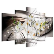 artgeist Slika Na Platnu Orchid With Diamonds