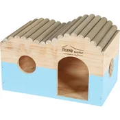 209767 Zolux Drvena Kucica Za Glodare L Plava 30x18x20,5cm