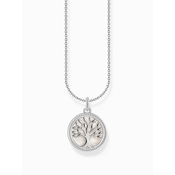 Thomas Sabo KE2220-007-21-L45V Silver necklace w. Tree of Love pendant u. weißer Emaille