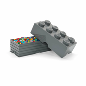 LEGO KUTIJA ZA ODLAGANJE (8): TAMNO SIVA