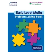 Primary Maths for Scotland Early Level Problem Solving Pack