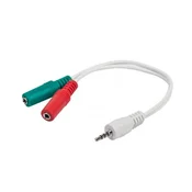 Cablexpert 3,5mm jack adapter na slušalke+mikrofon Ž, (20441618)