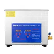 VEVOR Ultrazvočni čistilec 10 L 330x270x275 mm iz nerjavečega jekla