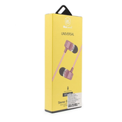 In-Ear ušesne slušalke BS-02, 3.5mm AUX, Blue Spectrum, 1m, pink