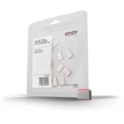 Lindy 40437 Bloker vrat USB tipa C roza 10 kosov.