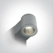 LED STENSKA SVETILKA 6W/540lm/3000K/240V IP54 SIVA DM67138E/G/W