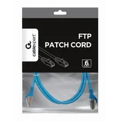 GEMBIRD PP6-1M/B Mrezni kabl/ CAT6 FTP Patch cord 1m blue