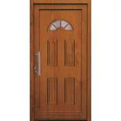 Vhodna vrata iz umetne mase K001 Golden Oak 110 cm x 210 cm levo odpiranje