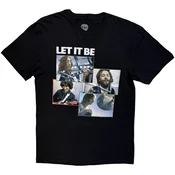 The Beatles Let It Be Recording Shots Black XL Majica