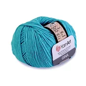 YarnArt Pletena preja Gina / Jeans 50 g - (55) turkizna